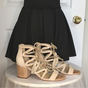 MARC FISHER Suede Gladiator Sandals